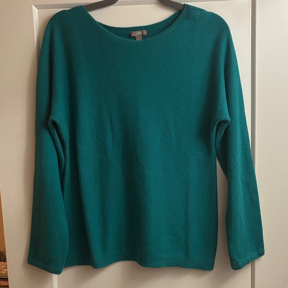 J. Jill Teal Knit Sweater